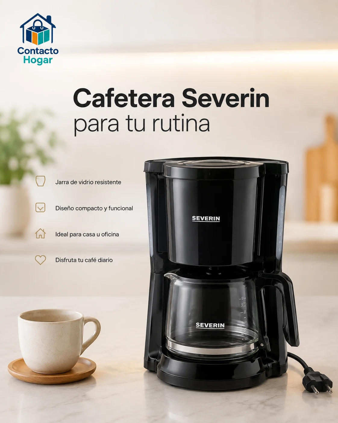 Cafetera de goteo Severin