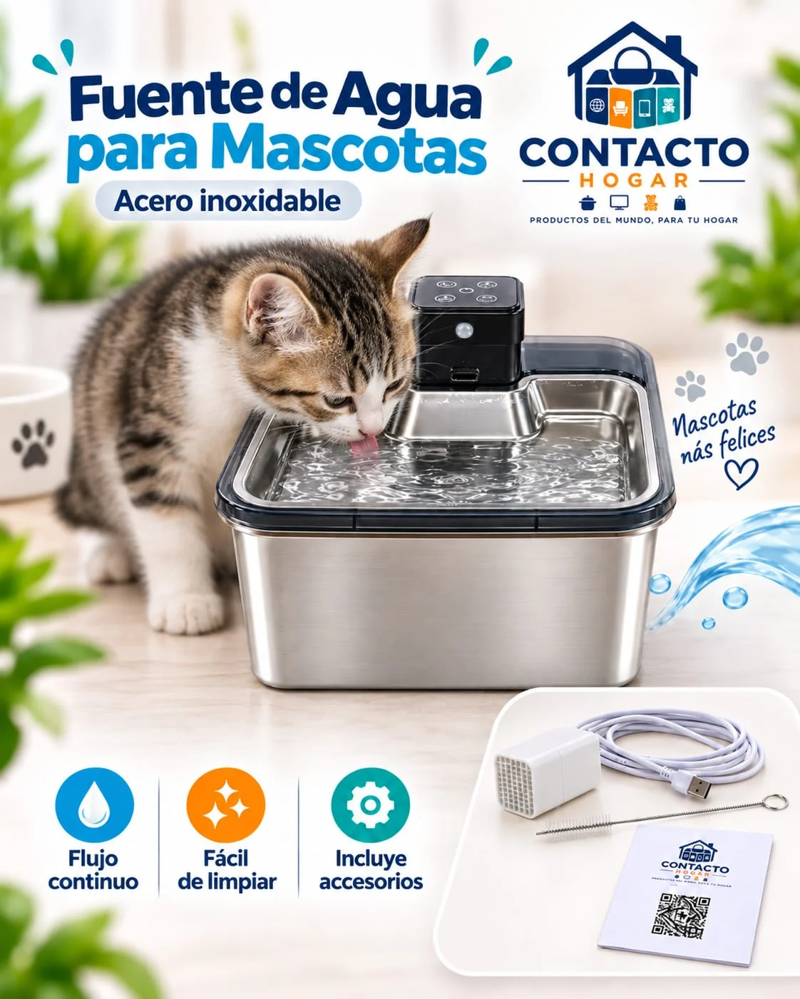 Bebedero de gato