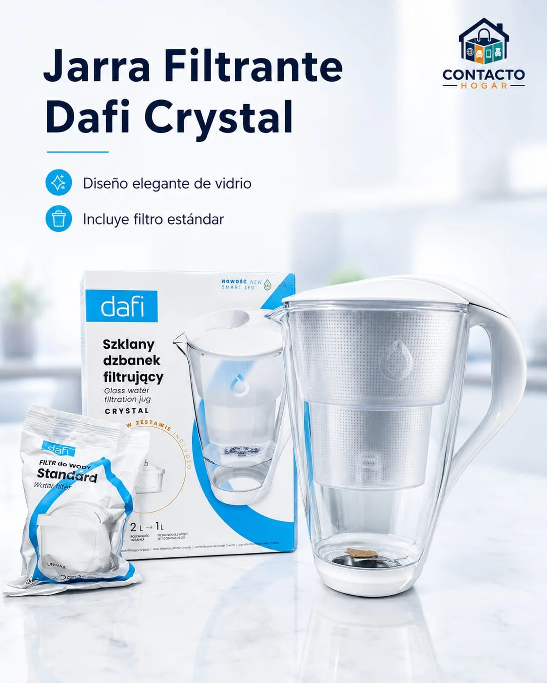 Jarra purificadora de agua Dafi