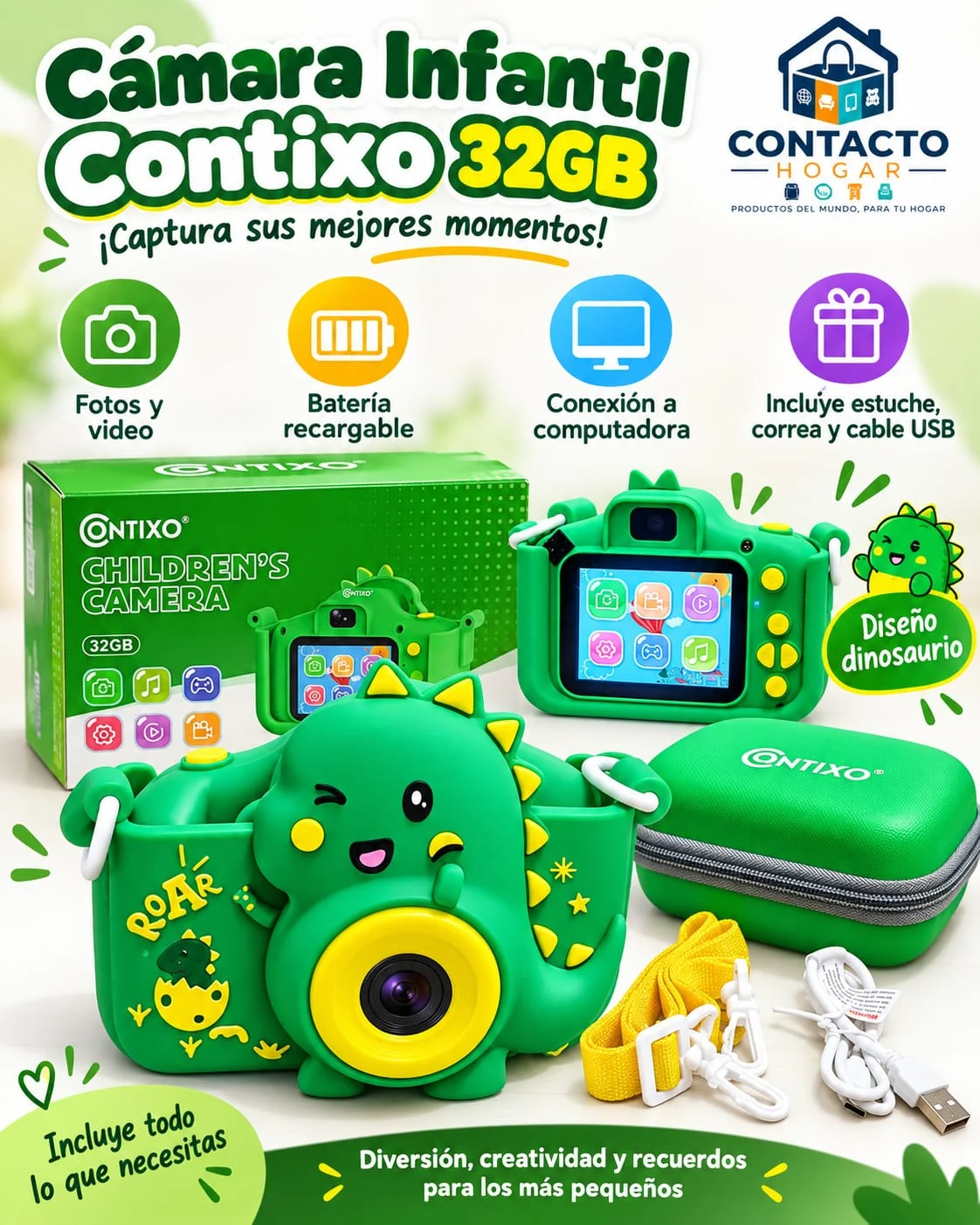 Cámara Infantil Contixo 32GB